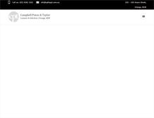 Tablet Screenshot of cptlegal.com.au
